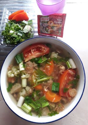 Foto resep Sop Bening Sayuran + Bakso