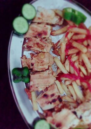 صورة لوصفة شاورما منزلية الصنع