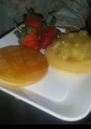 Foto resep Pancake saus apel