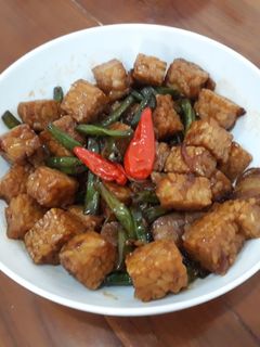 Foto resep Oseng Tempe Kacang Panjang