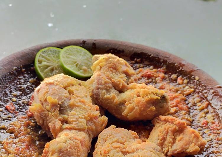 Resep Ayam Geprek kress kreess, Lezat