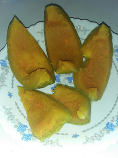A picture of Boiled pumpkin.