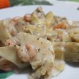 Alcachofas con gambas
