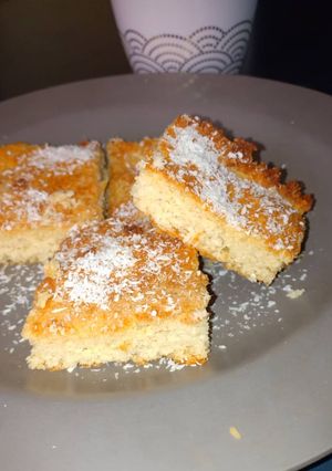 Una foto de Bizcocho de coco sin azúcar/sin gluten/low carb/keto/paleo