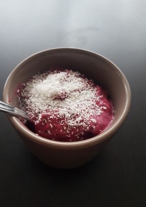Une photo de Yaourt glacé aux fruits rouges !