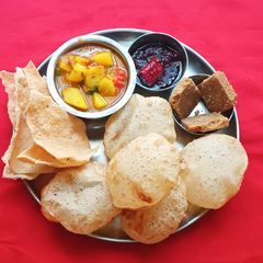 Poori Bhaji (Sunday Special Brunch) A picture of Poori Bhaji (Sunday Special Brunch).