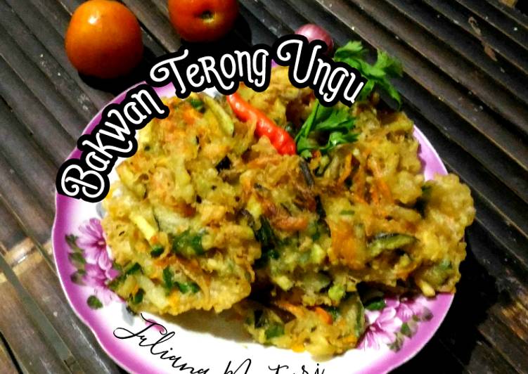 357. ππ Bakwan terong ungu