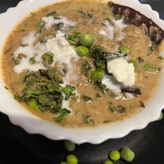 A picture of Methi Malai Matar.