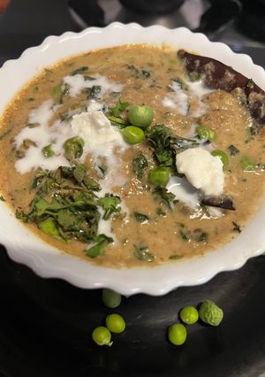 A picture of Methi Malai Matar.
