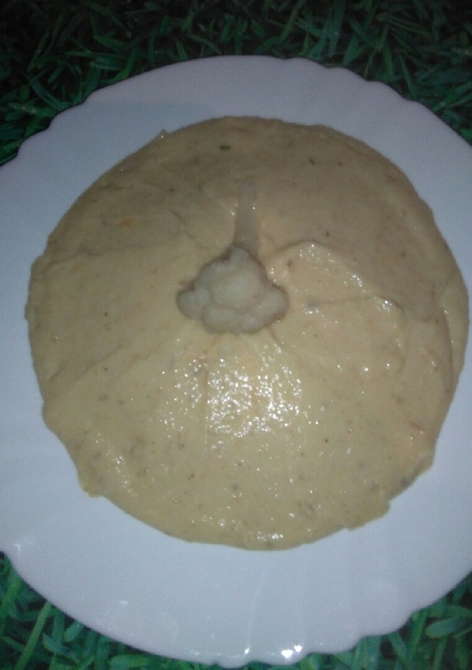 Una foto de Puré ligero de coliflor y zanahoria
