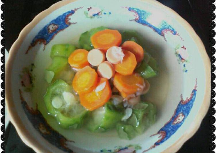 Bagaimana Membuat Sayur Bening Gambas WorteL, Lezat