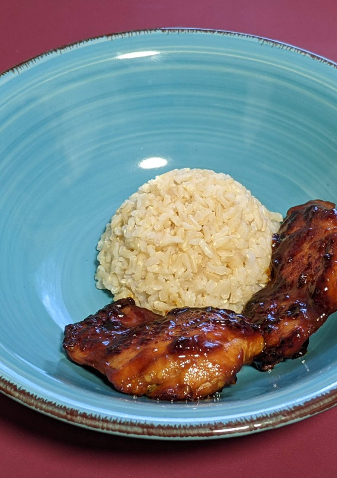 Una foto de Pollo en salsa de ostras