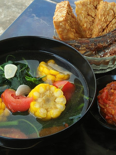 Foto resep Sayur Bening Bayam Jagung