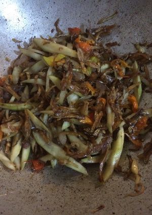 Foto resep Oseng tri mangga