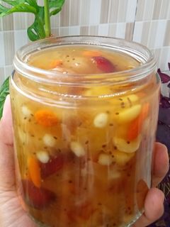 Foto resep Peach Gum Dessert