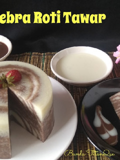Foto resep Puding Zebra Roti Tawar