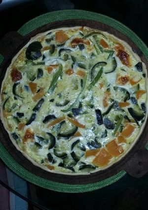 Una foto de Tarta de zapallitos