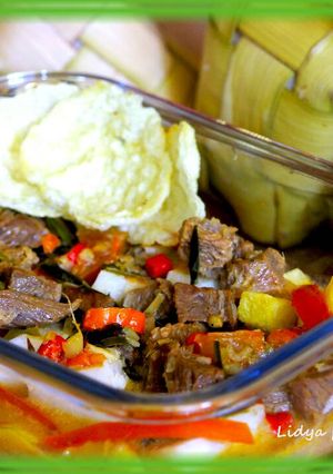 Foto resep Soto daging kuah santan ala chef Lidya