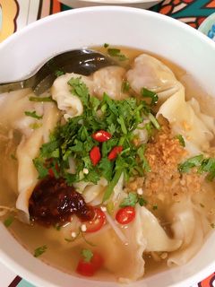Hình của món Hoành Thánh Thịt bằm.