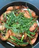 กุ้งอบวุ้นเส้น