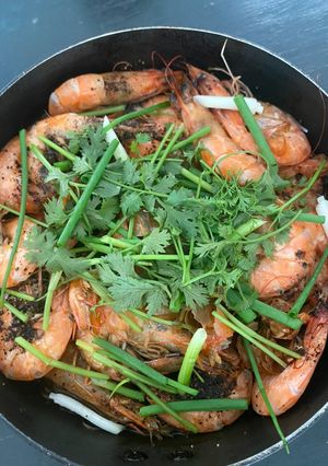 รูปของ กุ้งอบวุ้นเส้น