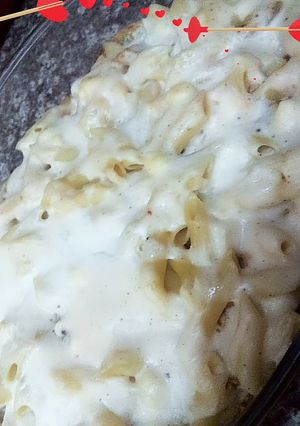 صورة لوصفة معكرونه بالبشاميل طعمها رهيب 💖💖💖💖💖💖