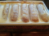 Postre "borracho" (con chocolatada)
