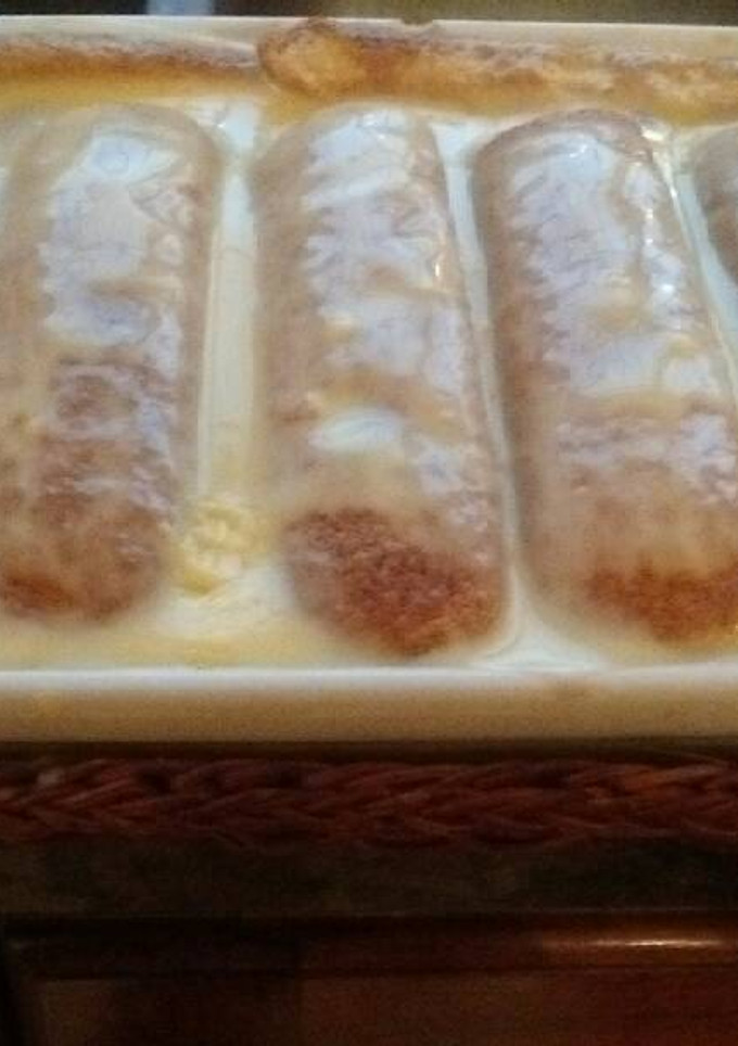 Una foto de Postre "borracho" (con chocolatada)