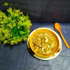 A picture of Suji Ka Halwa.