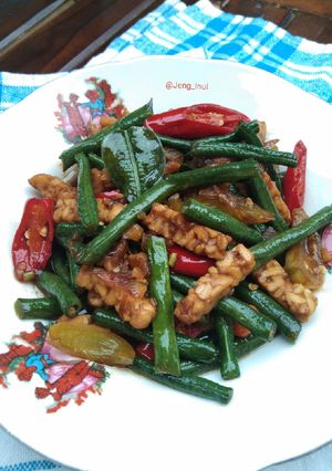 Foto resep Tumis Tempe Kacang Panjang