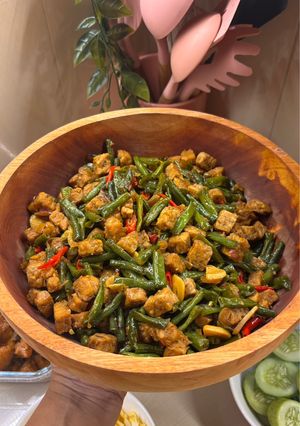 Foto resep 400. Orek Tempe Kacang Panjang