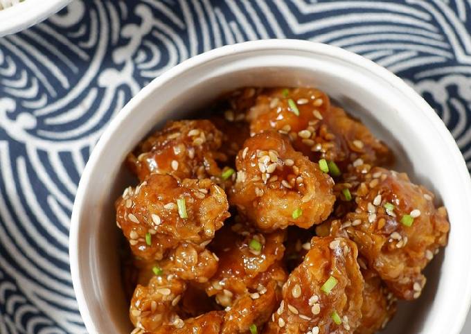 Resep Korean Honey Chicken oleh Bun Elrafif - Cookpad