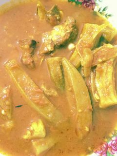 عکسی از دستور خورش بامیه 😋😋😋😍