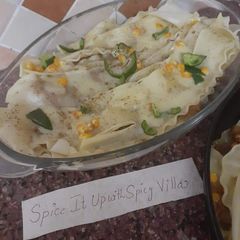 A picture of Chicken lasagna pie.