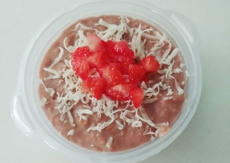 Choco n cheese oat with strawberry