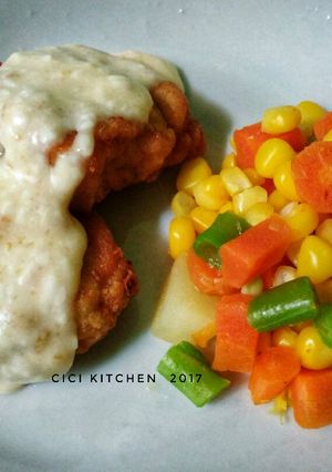 Foto resep Chicken Katsu Saus Keju