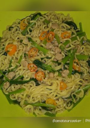 Foto resep Mie Kangkung