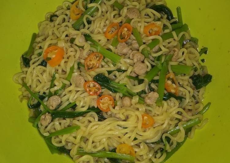 Resep Mie Kangkung Sempurna