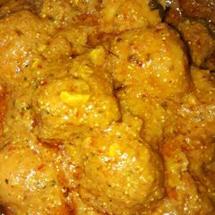 A picture of Dum Aloo.