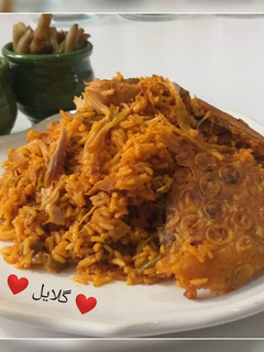 عکسی از دستور لوبیا پلو با مرغ 😋
