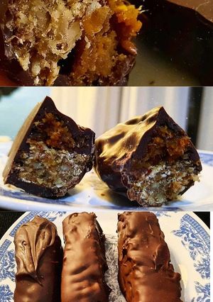 Φωτογραφία της συνταγής Υγεινά σνακ σαν snickers