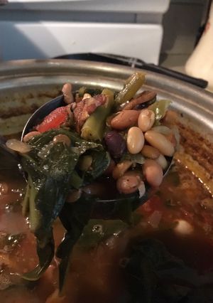 A picture of Candys Bean Soup.