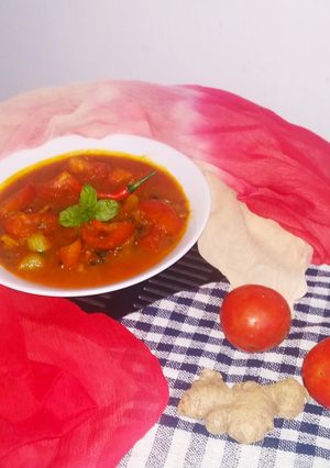 A picture of Panchratan chutney.
