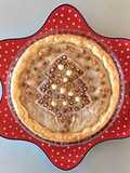 Crostata di Natale veloce con confettura 🌷