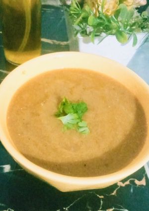 A picture of Healthy Red Lentil Soup.