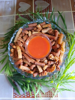 عکسی از دستور چیپس پاستا