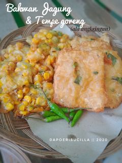 Foto resep Bakwan jagung & tempe goreng ala angkringan