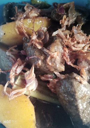 Foto resep Semur hati sapi campur kentang