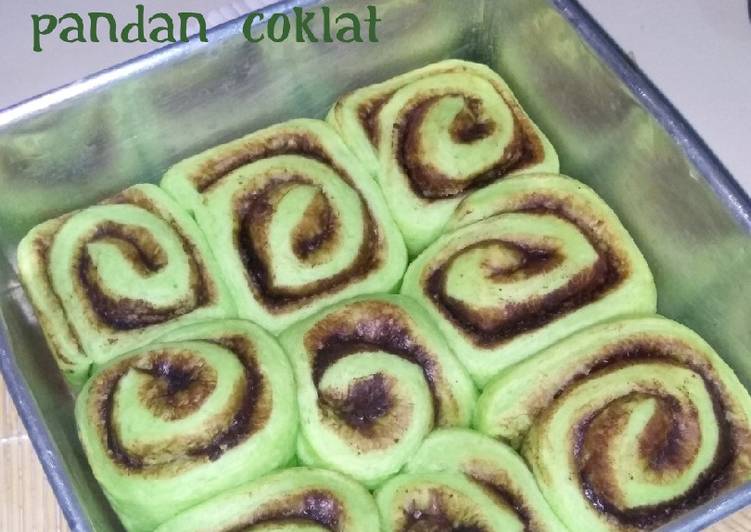 Resep: Cinnamon Roll Pandan Coklat Irit Untuk Jualan