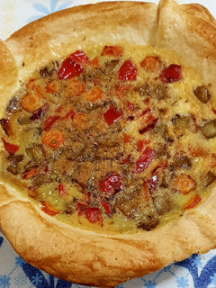Una foto de Quiche de verduras